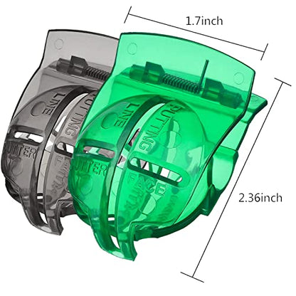 1 Pack 360° Triple Line Golf Ball Marker，Golf Ball Line Marker Tool，Golf Ball Marker Stencil，Alignment Ball Marker，Golf Accessories - color: 2 Pack Golf Ball Marker Stencil（One green and one Black）