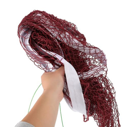 Portable Badminton Net Pickleball Net with Carry Bag Standard Size Sports Barrier for Backyard Volleyball and Outdoor Fitness