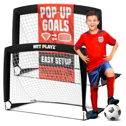 4ftx3ft Easy Fold-Up Portable Training Soccer Goal, 36" D x 48" W x 36" H