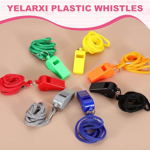 Whistles with Lanyard, Training Sports -Fitting for (Coaches/Referee/Outsides/Team Events) - color: Green