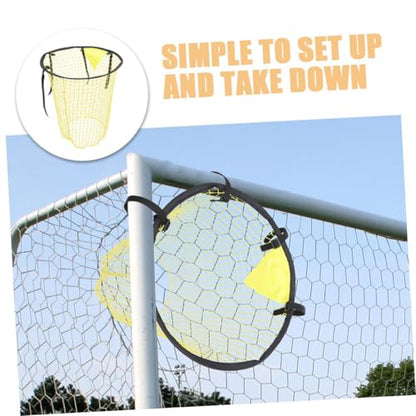 Totority 2PCS Soccer Goal Target Nets Football Practice Equipment for Youth Sturdy Accuracy Training Nets for Backyard Kicking and Shooting Drills