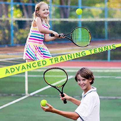 Lenwen 50 Pack Dog Tennis Balls Pet Training Tennis Balls 2.5 Inch Rubber Interactive Dog Pet Practice Playing Toys with Mesh Bag for Beginners Training,Play,Exercise