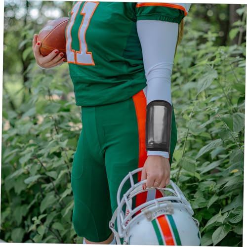 Abaodam Quarterback Football Protective Wristband in Dark Color, Ergonomic Tactical Armband for Training and Game Use