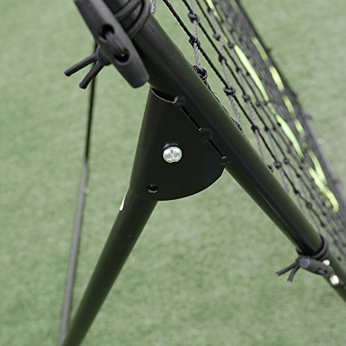 Adjustable Volleyball Rebounder Net 4.5x3 Ft,Volleyball Training Equipment for Lacrosse, Baseball, Soccer,Tennis,Backyard Volley Ball Practice Volleying Bumping Spiking Hitting