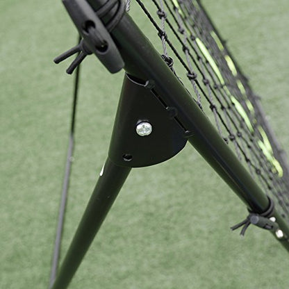 Adjustable Volleyball Rebounder Net 4.5x3 Ft,Volleyball Training Equipment for Lacrosse, Baseball, Soccer,Tennis,Backyard Volley Ball Practice Volleying Bumping Spiking Hitting
