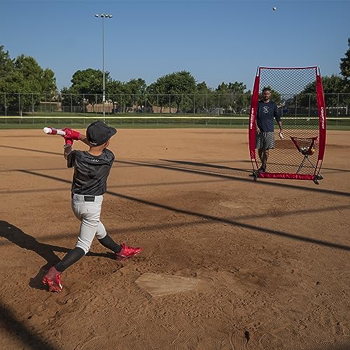 PowerNet Sweet Spot Training Bat + 3.2"" Progressive Softball Training Balls for Hitting & Pitching, 9 Pack Weighted Balls & Weighted Bat, Improve Hand-Eye Coordination & Power - size: 31" (28 oz) Bat + 3.2" Balls LITE 9 Pk