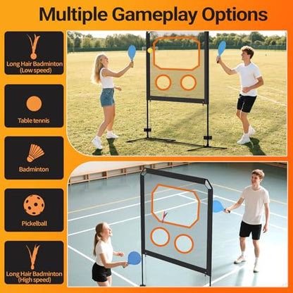 Pickleball Yard Game Set - Indoor & Outdoor Play Fun and Friendly Backyard Activities for Adults and Family,Easy Assembly