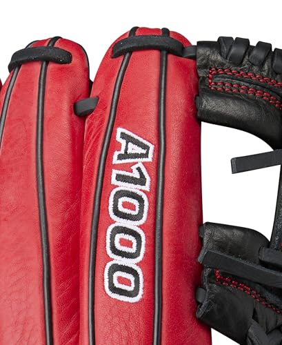 Wilson 2024 A1000 Infield Baseball Gloves - color: Red/Black/White