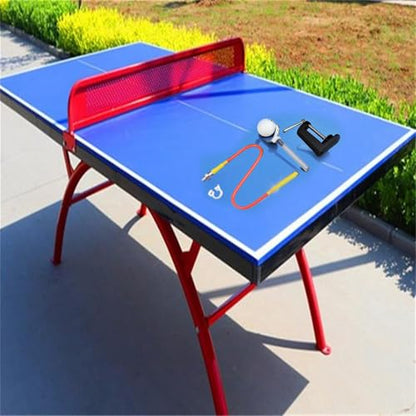 Fixed Table Tennis Training Robot, Quick Rebound Practice Device with Firm Desk Clamp, Suitable for Tables up to 5.5cm, PVC and Metal