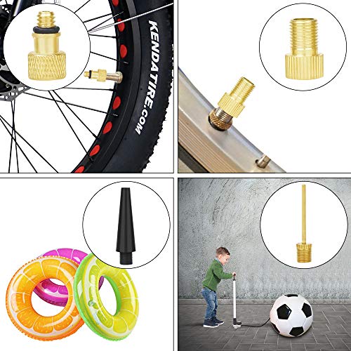 High-Grade Brass Valve Adapter, Bicycle tire Valve Adapter - color: 1632Pcs