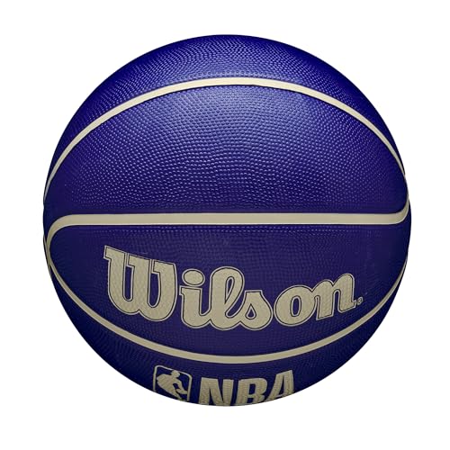 WILSON NBA DRV Outdoor Basketball - Indigo/Beige, Size 7-29.5" - color: Indigo/Beige, size: Size 7 - 29.5", style: DRV