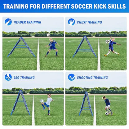 Volleyball Baseball Rebounder Net, Softball Rebounder Pitchback Net Quick Adjustments, Quick Adjustments Lacrosse Bounce Back Practice Equipment, Ideal for Outdoor Indoor and Backyard Training - size: 4FTx4FT, style: Dual-Sided Multi-Sport Rebounder
