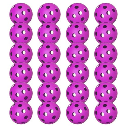6 Pack Sports Outdoor Pickleballs - 40 Pickleball Balls - USA Pickleball Balls (USAPA) Approved - Official US Open Ball - color: Purple, style: 24 - Pack