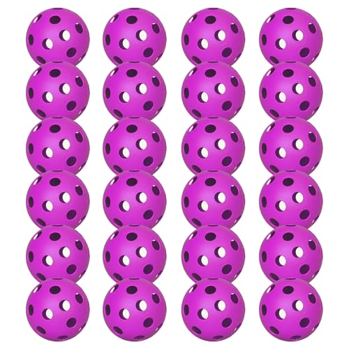 6 Pack Sports Outdoor Pickleballs - 40 Pickleball Balls - USA Pickleball Balls (USAPA) Approved - Official US Open Ball - color: Purple, style: 24 - Pack