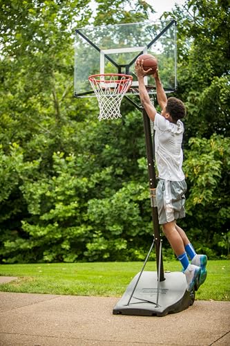 Silverback Standard Breakaway Rim with Nylon Net Compatible with Silverback and Goaliath Portable Basketball Hoops