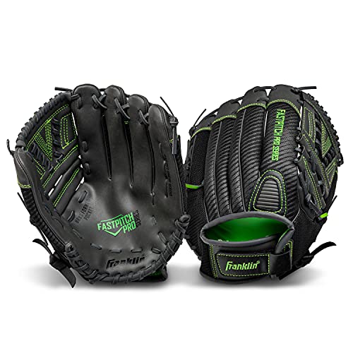 Franklin Sports Girls Softball Glove-Women's Windmill Fastpitch+Slowpitch Softball Glove-Right and Left Hand-Adult - color: Lime, size: 13"