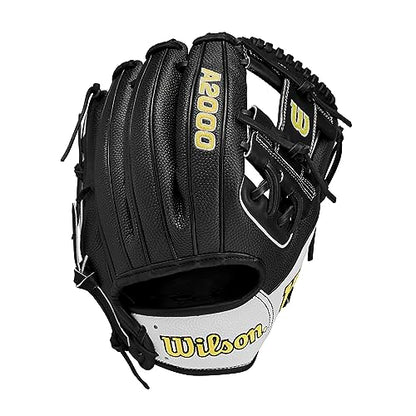 Wilson A2000 - color: Black/White/Yellow, size: 11.5"