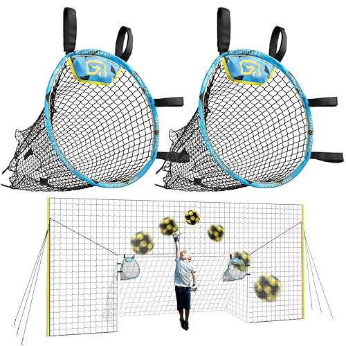 Open Goaaal 3-in-1 Soccer Training Rebounder - Soccer Goal for Volley, Passing, Training - Outdoor Sports, Backyard Games - size: Junior with Targets