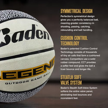Baden Legend Rubber Basketball