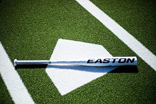 Easton | Ghost Youth Fastpitch Softball Bat | Approved for All Fields | -11 Drop | 1 Pc. Aluminum - color: White/Gold, size: 28 Inch