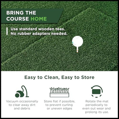 The Indoor Golf Shop SIGPRO Hitting Strips - Professional-Grade, Replaceable Golf Hitting Mat - Realistic Hitting Surface - Replaceable with SIGPRO - Joint-Friendly
