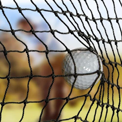 10ft, 15ft, 25ft Sports Practice Netting Sturdy Net Hitting Throwing Pitching Net 150LB Impact Hit Tested Nylon Mesh Netting for Golf, Baseball, Softball, Hockey, Soccer, LAX - size: 10ft x 10ft