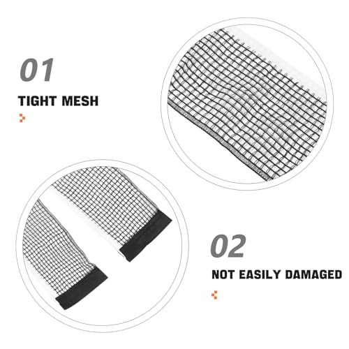 Table Tennis Net and Portable Ping Pong Net 182x15cm Nylon Indoor Outdoor Retractable Sports for Training and School Use