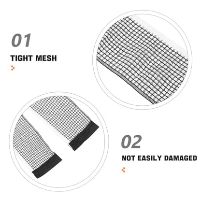 Table Tennis Net and Portable Ping Pong Net 182x15cm Nylon Indoor Outdoor Retractable Sports for Training and School Use