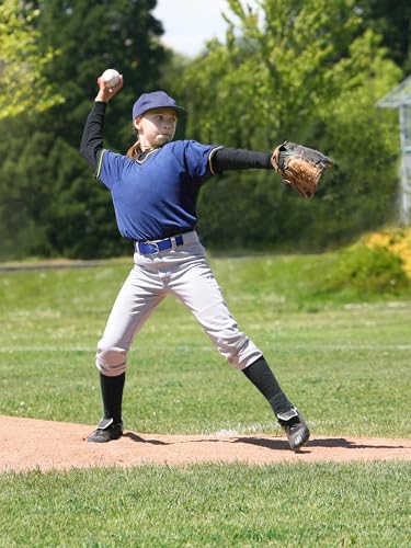 12 Pieces Baseball Belts Bulk Softball Belts Packs Leather Belt Adjustable Softball Belt Stretch Sports - color: Blue, size: Youth Size