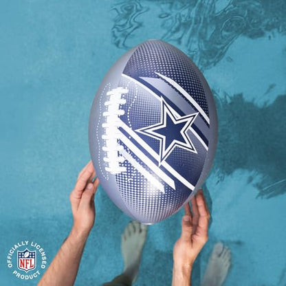 BigMouth 18” Inflatable Pool Football Officially Licensed NFL Fan Gear Merchandise Beach Ball Games for Adults and Teens - style: Dallas Cowboys