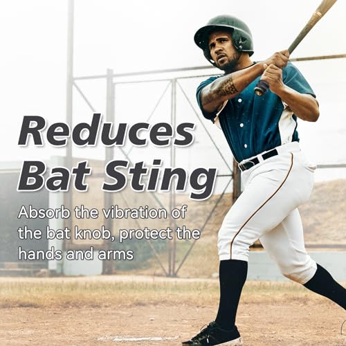MIPREZT 5 Packs Baseball Bat Grip Choke Up Rings Choke Ring Baseball Softball Teeball Tball Bat Choke Up Ring Bat Knob Baseball Bat Accessories - color: Black