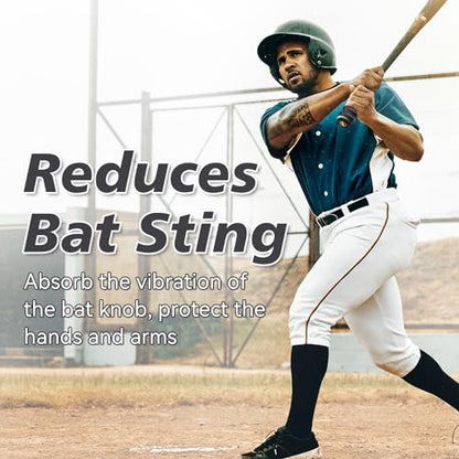 MIPREZT 5 Packs Baseball Bat Grip Choke Up Rings Choke Ring Baseball Softball Teeball Tball Bat Choke Up Ring Bat Knob Baseball Bat Accessories - color: Black
