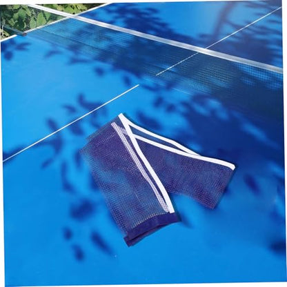 Abaodam Portable Table Tennis Net and Post Kit Easy Setup for Training and Practice Durable Iron and Polyester Design for Adults Students
