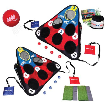 CHIP NN' Hole Golf Game Set | Golf Gifts for Men | Backyard Golf Cornhole Game | Golf Chipping Game | Targets, Golf mats, Foam Golf Balls Included | Golf Game | Golf Accessories for Men | Golf Gift