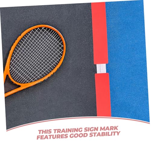8pcs Tennis Court Marking Kit Soccer Cones for Training Rip-Resistant Landmark Mat Markers Basketball Tennis Court Marking Kit