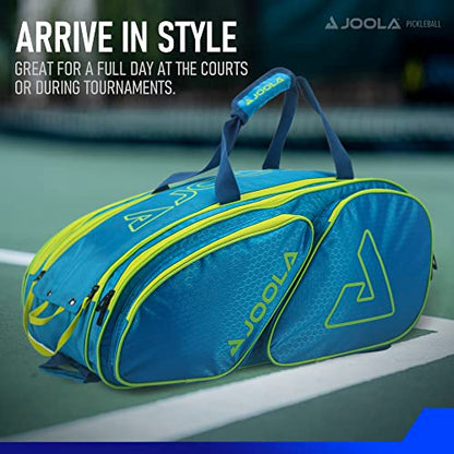JOOLA Tour Elite Pickleball Bag – Backpack & Duffle Bag for Paddles & Pickleball Accessories – Thermal Insulated Pockets Hold 4+ Paddles - Includes Fence Hook