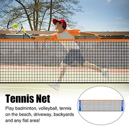 Portable Badminton Net, Sport Training Foldable Badminton Tennis Net for Indoor Outdoor Backyard Court Beach, Sports Nets for Tennis,Badminton,Volleyball