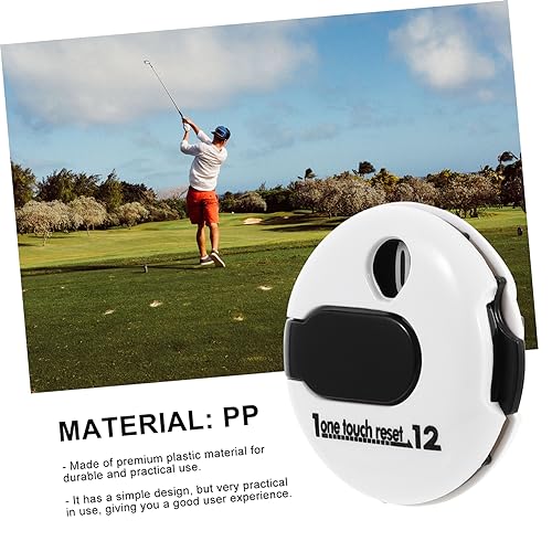 Portable Golf Score Keeper with Clip Lightweight Stroke Counter for Hats Gloves and Bags Durable Design for Easy