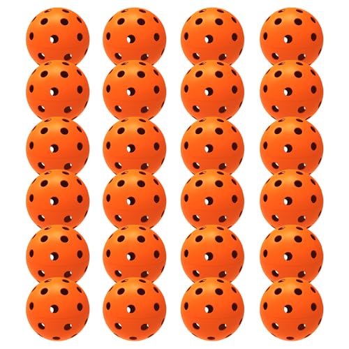 6 Pack Sports Outdoor Pickleballs - 40 Pickleball Balls - USA Pickleball Balls (USAPA) Approved - Official US Open Ball - color: Orange, style: 24 - Pack