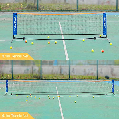 Portable Badminton Net, Sport Training Foldable Badminton Tennis Net for Indoor Outdoor Backyard Court Beach, Sports Nets for Tennis,Badminton,Volleyball