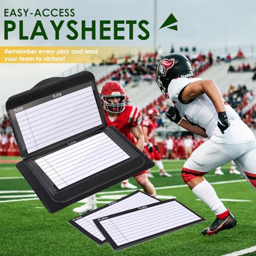 20 Pack Football Play Wristband - Football Quarterback Play Wristbands for Youthouth - Softball Wristbands for Signs for All Sports with 3 Compartments