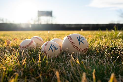 Kore Soft Softball – Hand-Stitched Real Feel Foam Softballs | Safe Indoor & Outdoor Practice Ball for Backyard Play - size: Pack Of 1