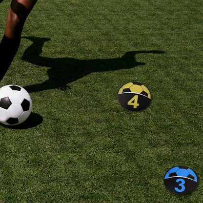Sosoport 5pcs Markers for Soccer Training Smooth Edges Tpe Material for Football Basketball and Agility Drills
