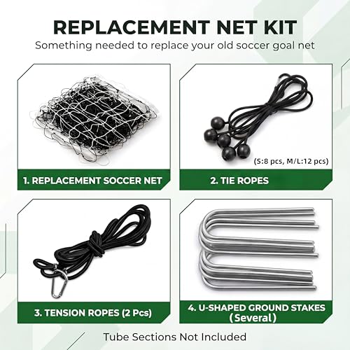 3-in-1 Soccer Goal with Rebounder & Backstop Net, Soccer Training Equipment for Backyard, Soccer Rebounder for Shooting, Passing & Ball Control, Kids & Youth - style: Standard Accessories