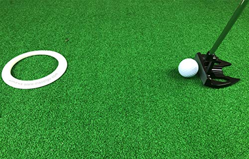 MAZEL Golf Putting Cup/Ring for Training Aid Indoor & Outdoor - All-Direction Practice Hole Putting Accuracy Trainer - color: White Ring