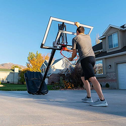 Lifetime Portable Basketball Hoop - 52 in Shatterproof Backboard, Adjustable