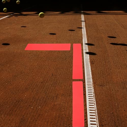 Tennis Training Marker Football Training Sign Red Flat Spot Markers 10pcs Set for Pe Teacher Supplies and Soccer Court Field Marking Equipment