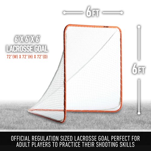 Franklin Sports Franklin Sports Backyard Lacrosse Goal - Kids + Adult Lacrosse Training Net - Lacrosse Training Equipment - Perfect for Youth + Adult Training - size: 72-Inch x72-Inch