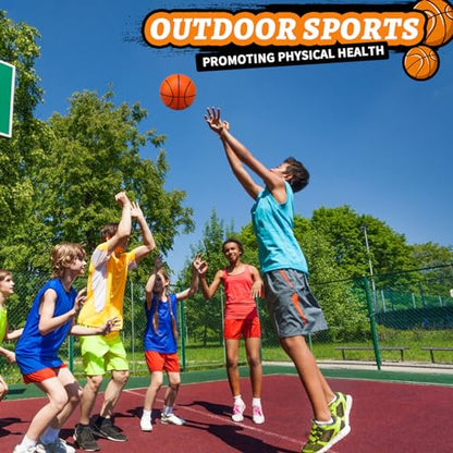 LNCOJOLM Mini Foam Basketball Replacement Ball for Indoor Hoop, Orange Silent Soft Squeeze Stress Ball Quiet Bouncy Toy for Kids Toddler, Beach Pool Indoor Outdoor