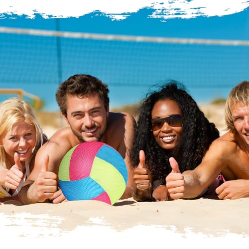 Threan 8.5 Inch Waterproof Pool Volleyball with Grip Technology Water Beach Pool Volleyball for Adults Outdoor and Indoor Activities